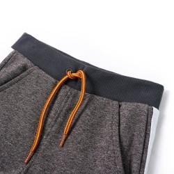 Pantaloni Tuta per Bambini Grigio Scuro Mélange 104