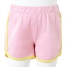 Pantaloncini da Bambina con Bordi Rosa Brillante 140