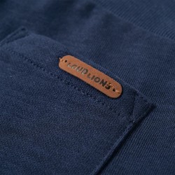 Pantaloni Tuta per Bambini Blu Marino Mélange 128