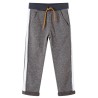 Pantaloni Tuta per Bambini Grigio Scuro Mélange 128