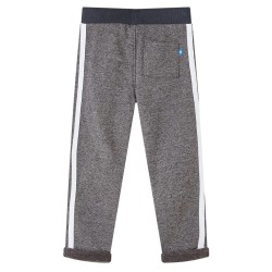 Pantaloni Tuta per Bambini Grigio Scuro Mélange 128