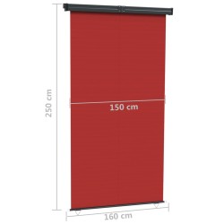    Tendalino Laterale per Balcone 160x250 cm Rosso