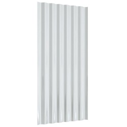    Pannelli Tetto 12pz Acciaio Verniciato a Polvere Grigio 80x36cm