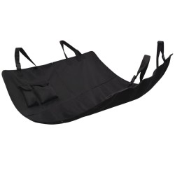 vidaXL Coperta per Cani per Sedile Posteriore Auto 148x142 cm nero