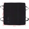 vidaXL Coperta per Cani per Sedile Posteriore Auto 148x142 cm nero