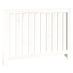    Copertura Termosifone Bianca 108,5x19x84 cm Legno Massello Pino