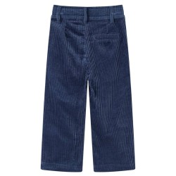 Pantaloni da Bambino in Velluto a Coste Blu Marino 104