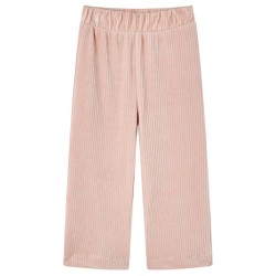 Pantaloni per Bambini in Velluto a Coste Rosa Chiaro 128