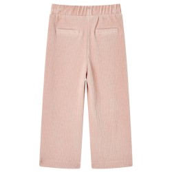 Pantaloni per Bambini in Velluto a Coste Rosa Chiaro 128