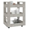    Carrello da Cucina Grigio cemento 60x45x80 cm Legno ingegnerizzato