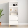    Credenza Bianco 40x36x110 cm in Legno ingegnerizzato