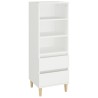    Credenza Bianco 40x36x110 cm in Legno ingegnerizzato