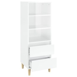    Credenza Bianco 40x36x110 cm in Legno ingegnerizzato