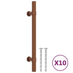 vidaXL Maniglie per Mobili 10pz Bronzo 128mm in Acciaio Inox