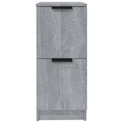    Credenze 2 pz Grigio Sonoma 30x30x70 cm in Legno ingegnerizzato