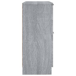    Credenze 2 pz Grigio Sonoma 30x30x70 cm in Legno ingegnerizzato