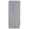    Credenze 2 pz Grigio Sonoma 30x30x70 cm in Legno ingegnerizzato