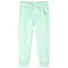 Pantaloni Tuta per Bambini Verde Brillante 92