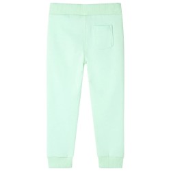 Pantaloni Tuta per Bambini Verde Brillante 92