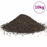 vidaXL Ghiaia di Basalto 10 kg Nera 1-3 mm