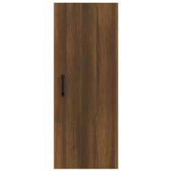    Mobile Pensile Muro Rovere Marrone 34,5x34x90 Legno ingegnerizzato