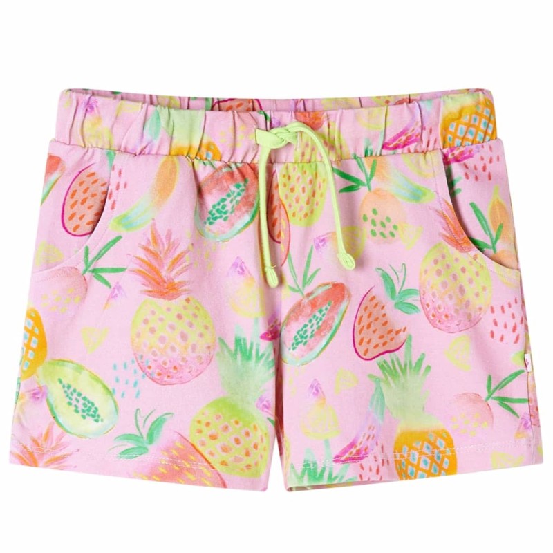 Pantaloncini per Bambini con Coulisse Rosa Tenue 92