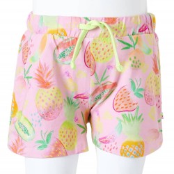 Pantaloncini per Bambini con Coulisse Rosa Tenue 92