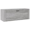    Scarpiera a Muro Grigio Sonoma 100x35x38cm in Legno ingegnerizzato