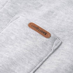 Pantaloni Tuta per Bambini Grigio Mélange 104