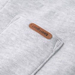 Pantaloni Tuta per Bambini Grigio Mélange 128