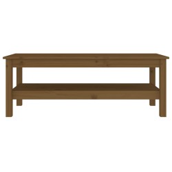    Tavolino da Salotto Miele 110x50x40 cm Legno Massello di Pino