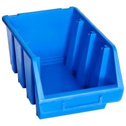 vidaXL Contenitori Impilabili 20 pz Blu in Plastica