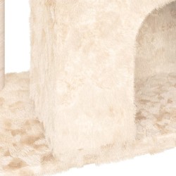    Albero per Gatti con Tiragraffi in Sisal Crema 51 cm