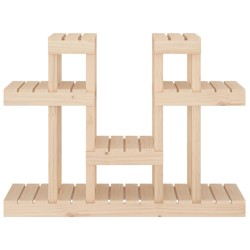    Supporto per Piante 104,5x25x77,5 cm in Legno Massello di Pino