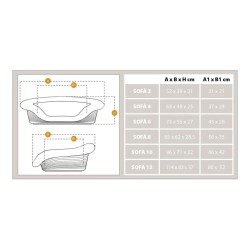 Ferplast Cesta per Cani e Gatti Prestige 4 Grigia 64x48x25cm 81038430C