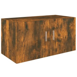    Armadietto da Parete Rovere Fumo 80x39x40 cm Legno ingegnerizzato