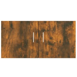    Armadietto da Parete Rovere Fumo 80x39x40 cm Legno ingegnerizzato