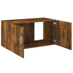    Armadietto da Parete Rovere Fumo 80x39x40 cm Legno ingegnerizzato