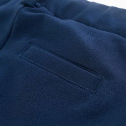 Pantaloni per Bambini con Finiture Nere Blu Marino 92