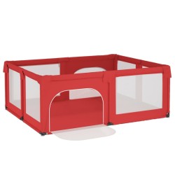 vidaXL Box per Bambini con 2 Porte Rosso in Tessuto Oxford