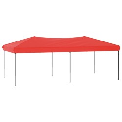    Tenda per Feste Pieghevole Rosso 3x6 m