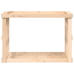 Portaceppi da Esterno 108x52x74 cm Legno Massello di Pino