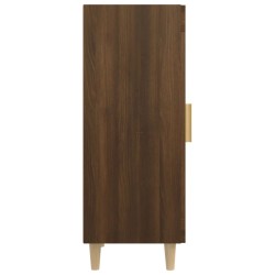    Credenza Rovere Marrone 34,5x34x90 cm in Legno ingegnerizzato