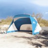 vidaXL Tenda da Spiaggia Azzurra 274x178x170/148 cm Taffetà 185T