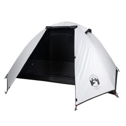 vidaXL Tenda da Campeggio 2 Persone Bianca 224x248x118 cm Taffetà 185T