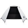 vidaXL Tenda da Campeggio 2 Persone Bianca 224x248x118 cm Taffetà 185T