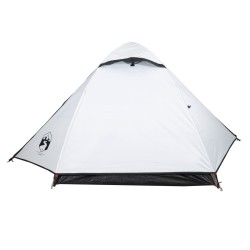 vidaXL Tenda da Campeggio 2 Persone Bianca 224x248x118 cm Taffetà 185T