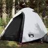 vidaXL Tenda da Campeggio 2 Persone Bianca 254x135x112 cm Taffetà 185T