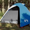 vidaXL Tenda da Campeggio 2 Persone Blu 264x210x125 cm Taffetà 185T