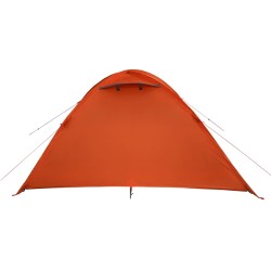 vidaXL Tenda Campeggio 4Persone Grigia e Arancione 300x250x132 Taffetà